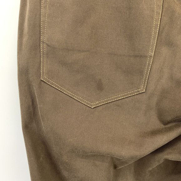 BORELIO Mens Straight Leg Pants Jeans Brown XXL 29” Inseam - Picture 9 of 10